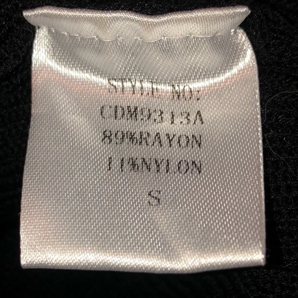 Rehab Vintage Style BodyCon Knit LittleBlackDress - Picture 4 of 9